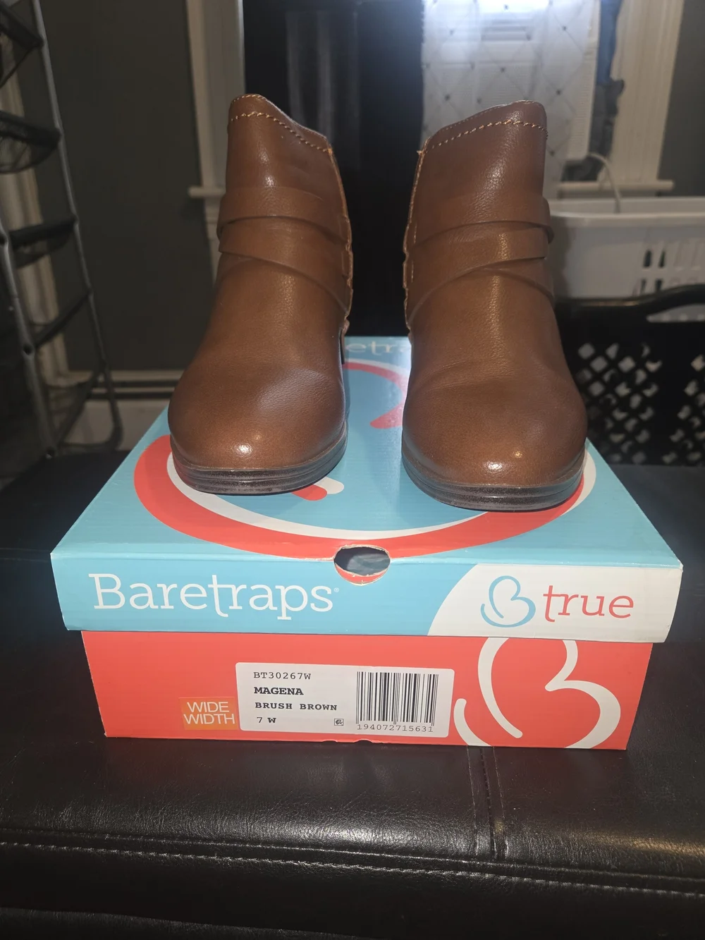 Baretraps Magena Brush Brown Women’s Ankle Boots